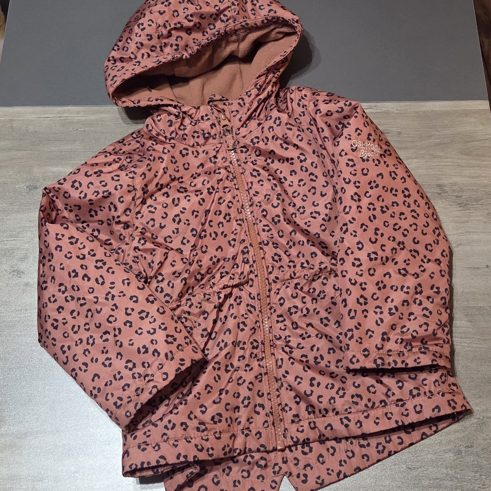 OshKosh B'gosh Pink Leopard Raincoat